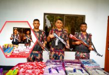 বেনাপোল সীমান্তে ১২ লক্ষ টাকার মালিকবিহীন অবৈধ মালামাল আটক