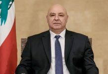 শান্তি বিনষ্টকারীদের বিরুদ্ধে কঠোর হুঁশিয়ারি লেবাননের প্রেসিডেন্টের